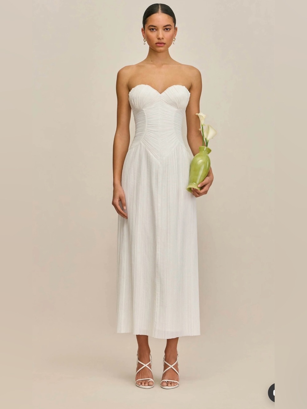 cult gaia Ashika Gown White - Picture 4 of 7